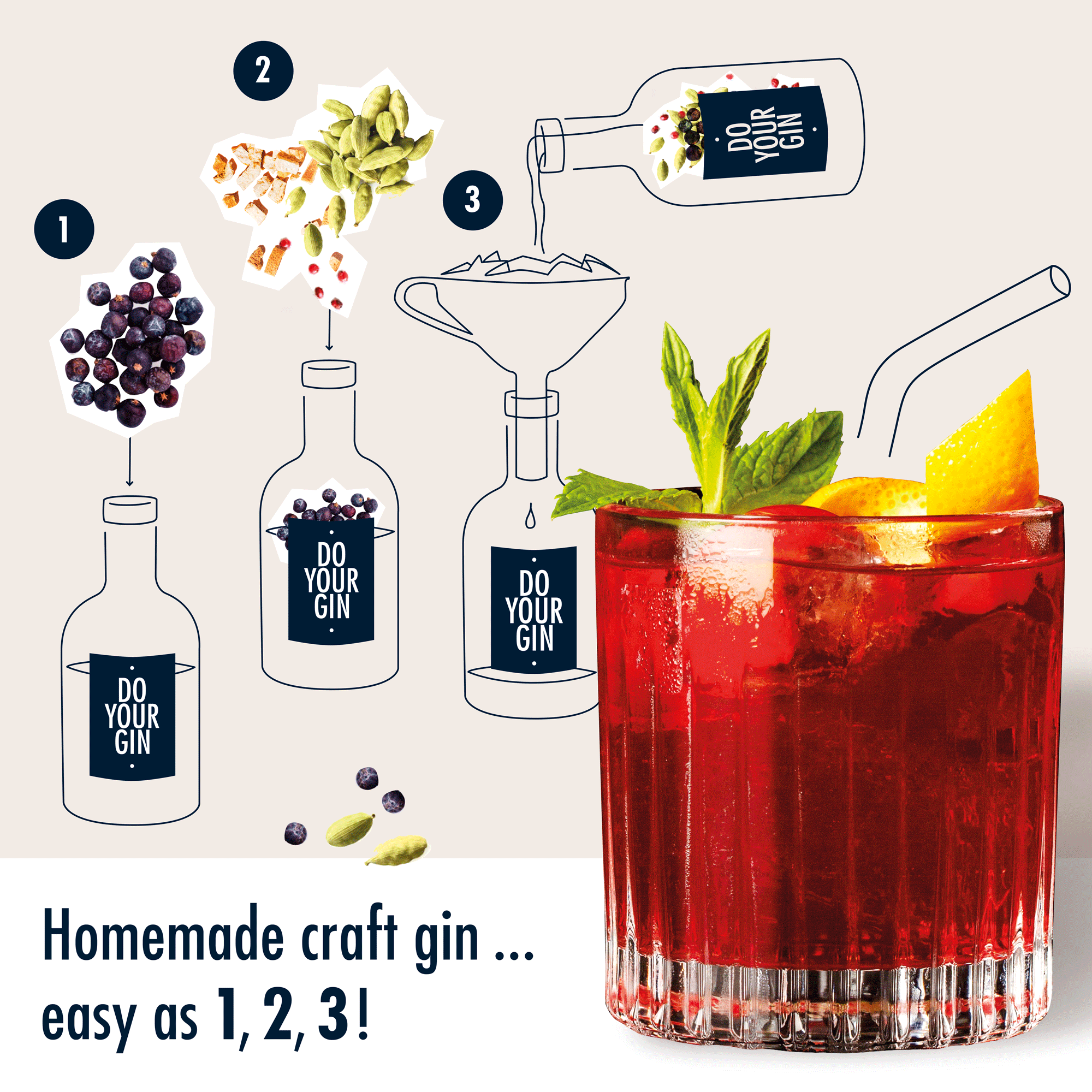 HAZ TU GINEBRA - Kit para hacer ginebra casera