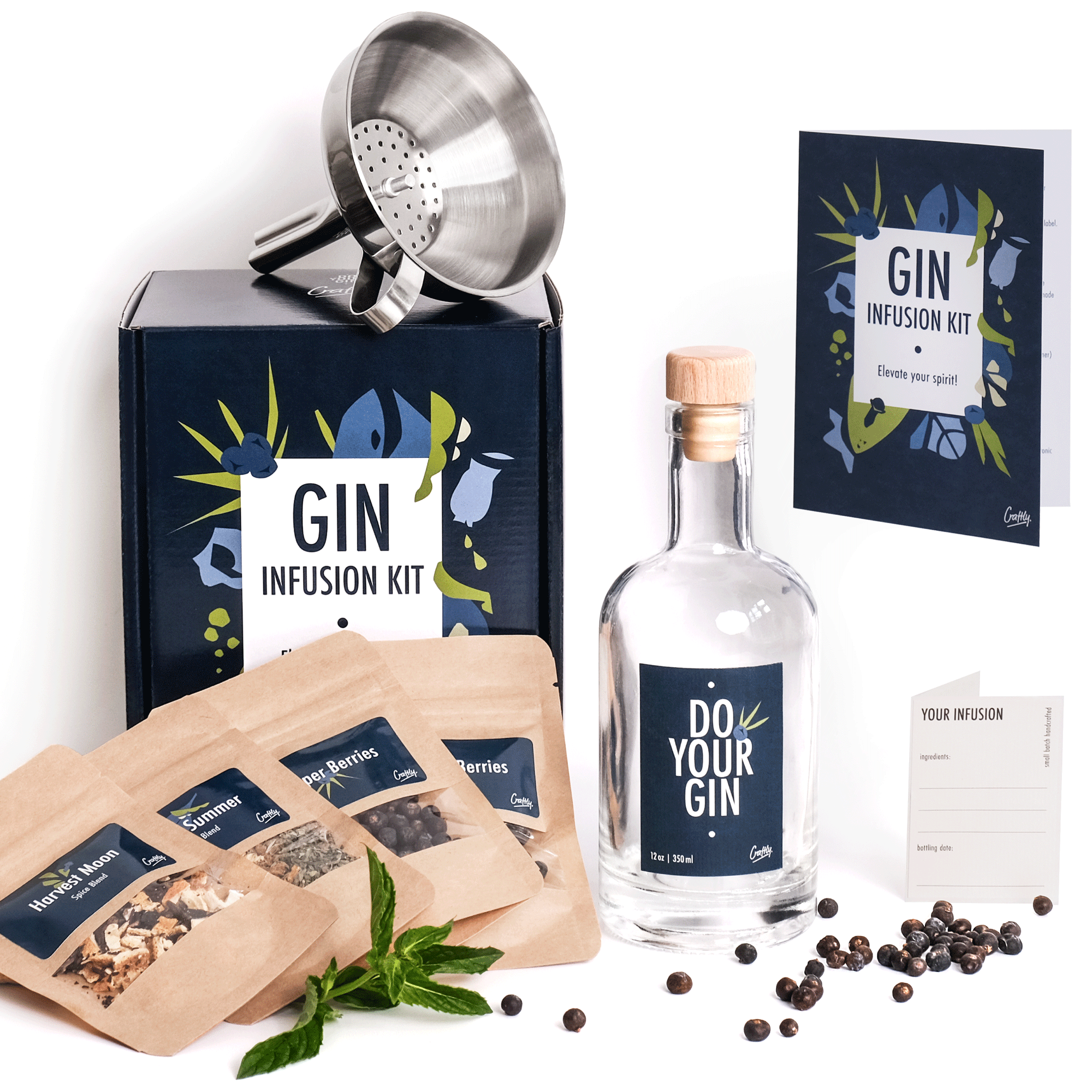 Kit de infusión de ginebra