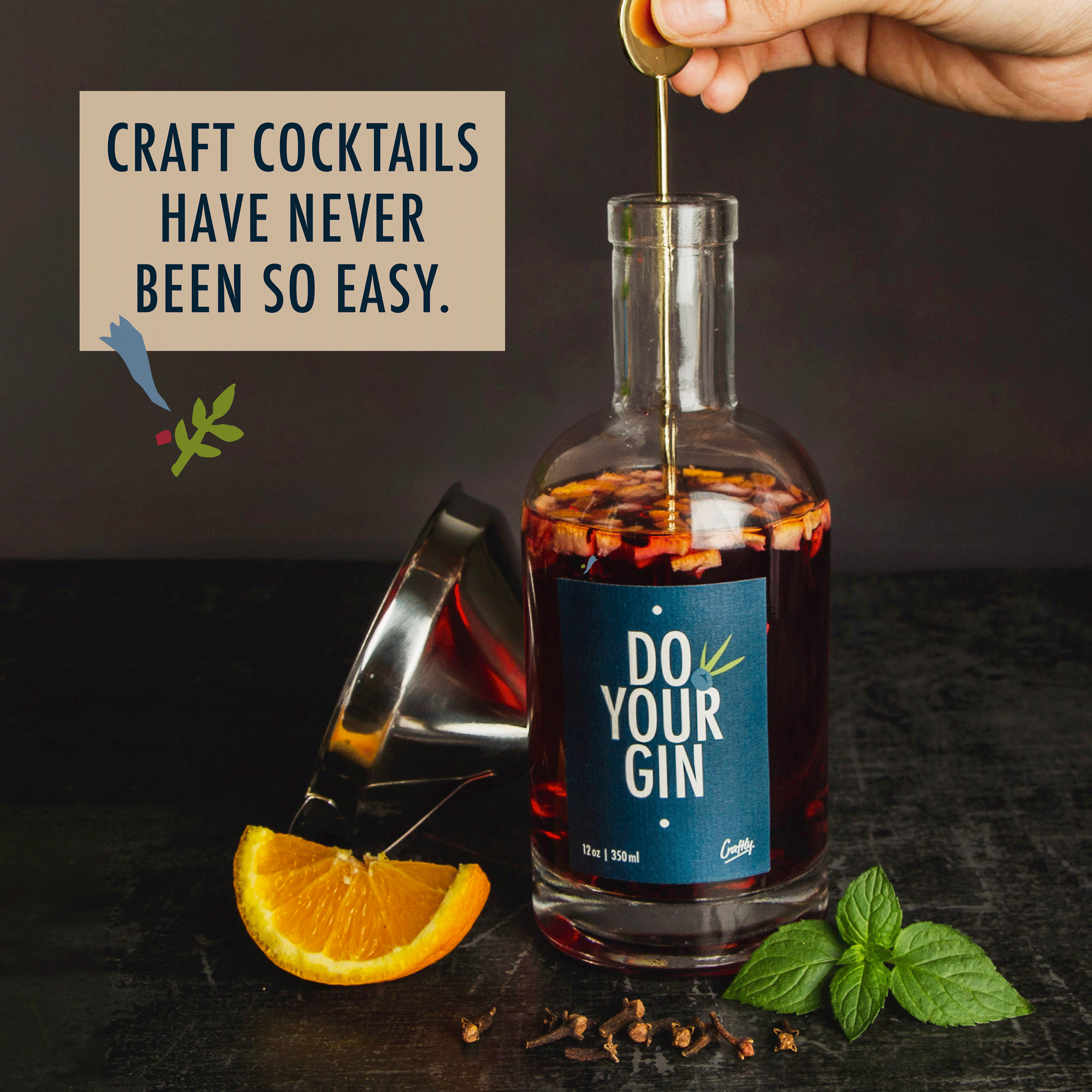 Kit de infusión de ginebra