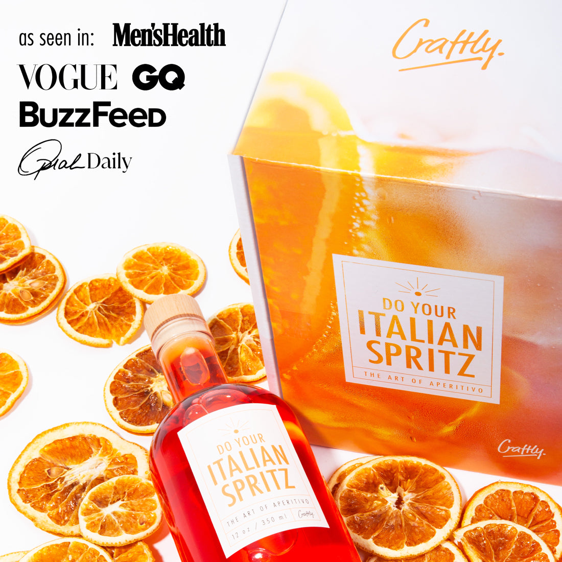 Kit de infusión artesanal para spritz italiano: la mejor experiencia de aperitivo en casa | Juego de cócteles caseros para aperitivos | Juego de cócteles para spritz