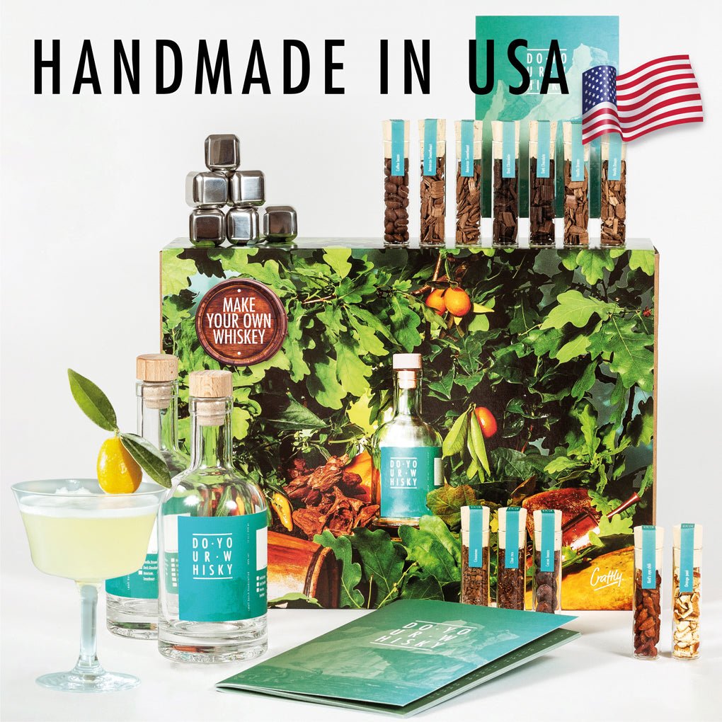 DO YOUR WHISKY - Whiskey Making Kit with 12 Flavors - Craftly US