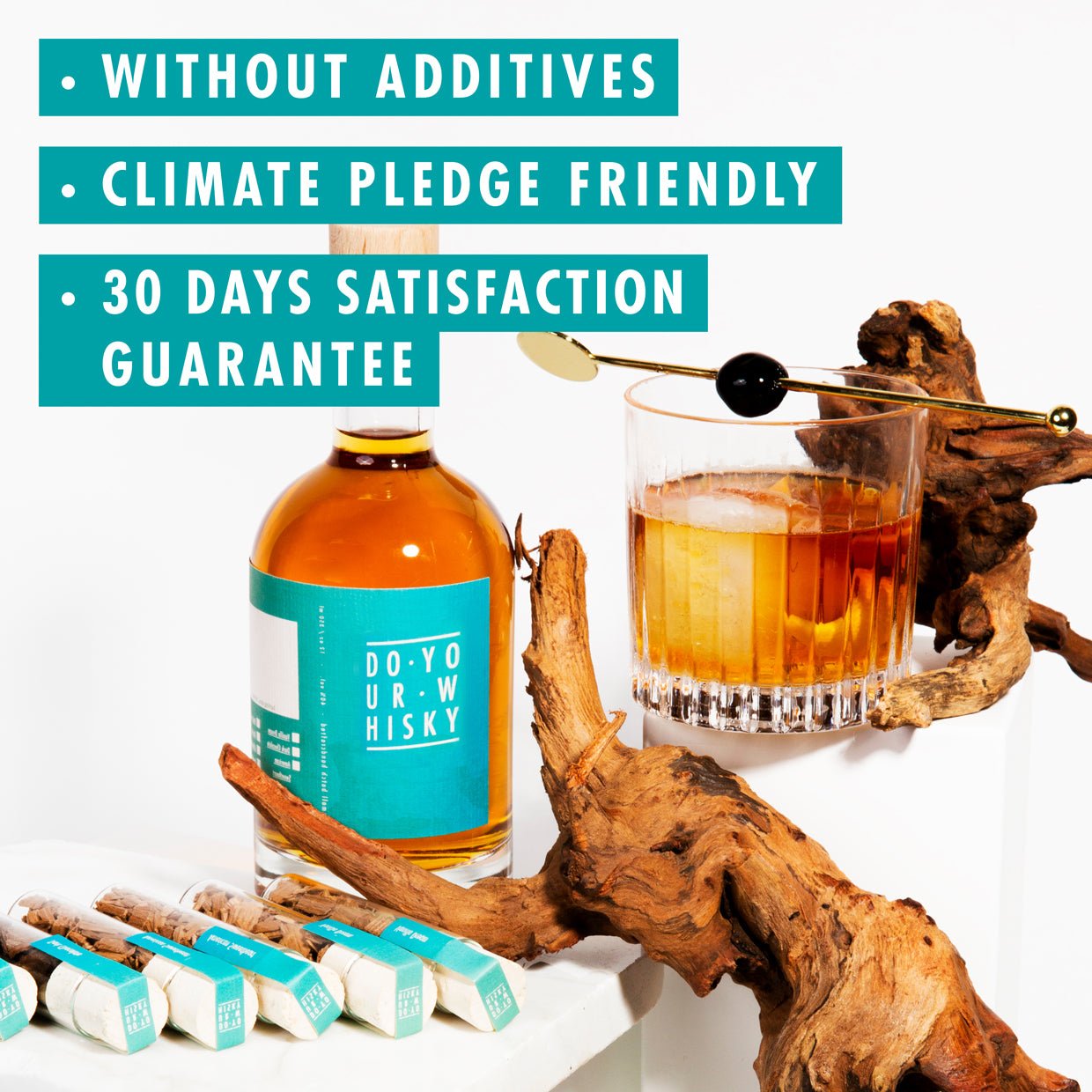 DO YOUR WHISKY - Whiskey Making Kit with 12 Flavors - Craftly US