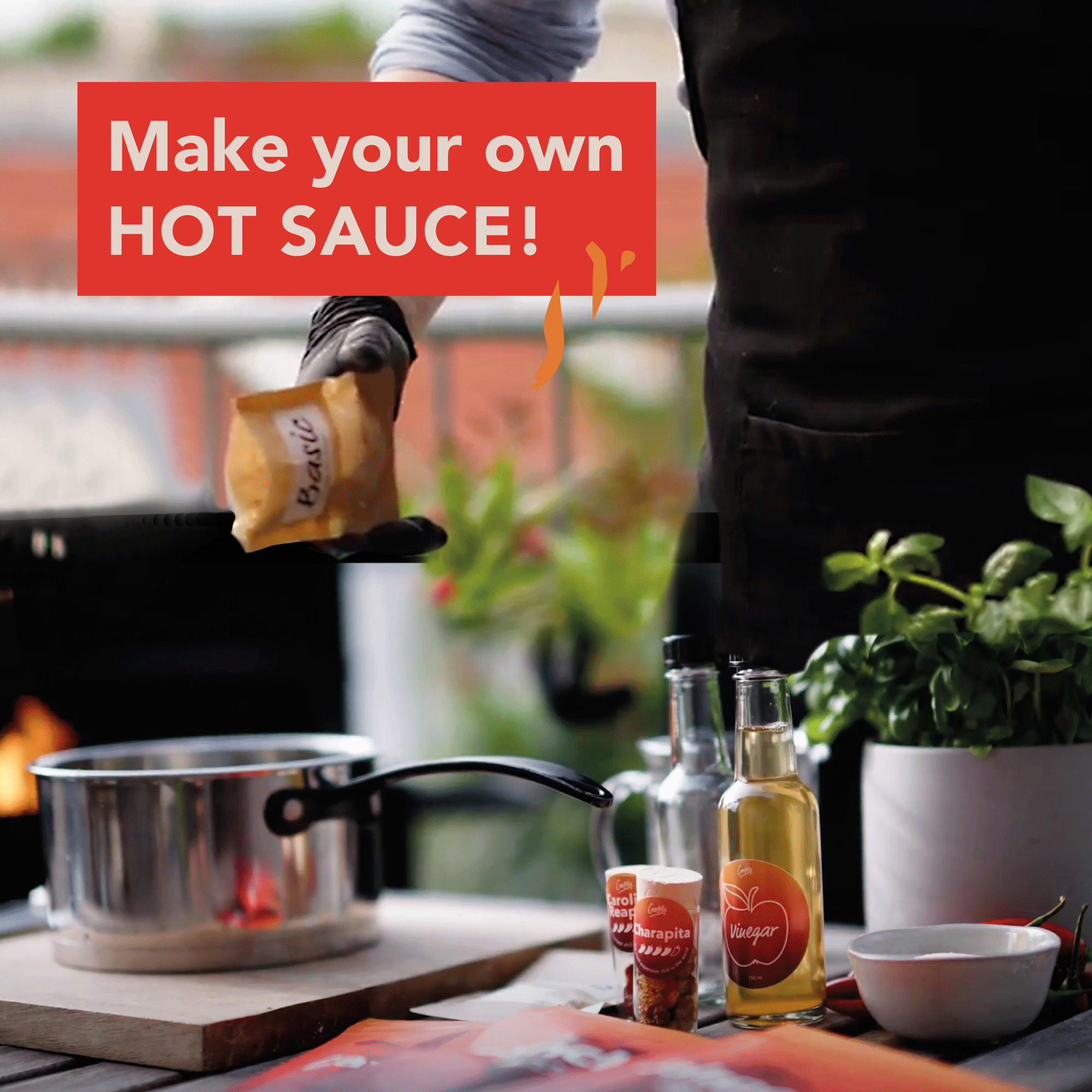 Craftly DO YOUR HOT SAUCE – Create Your Own Hot Sauces with 5 Premium Chilis and Flavorful Spice Blends