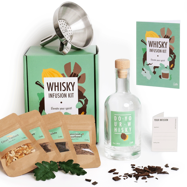 Whiskey Making Kit, DIY Cocktail Infusion Kit for Adults, Mixology