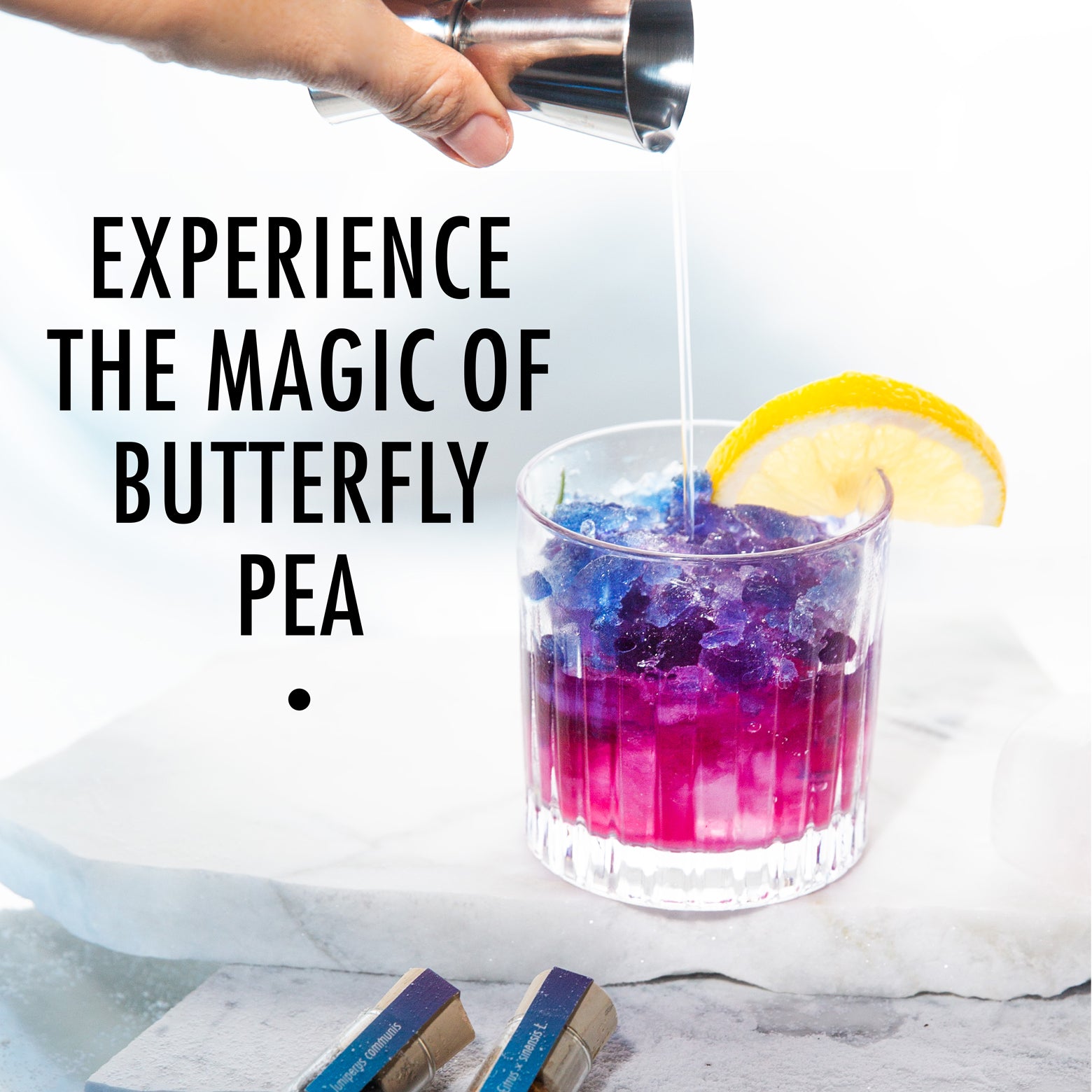 Kit de infusión de cócteles de colores: kit para hacer ginebra en casa que cambia de color