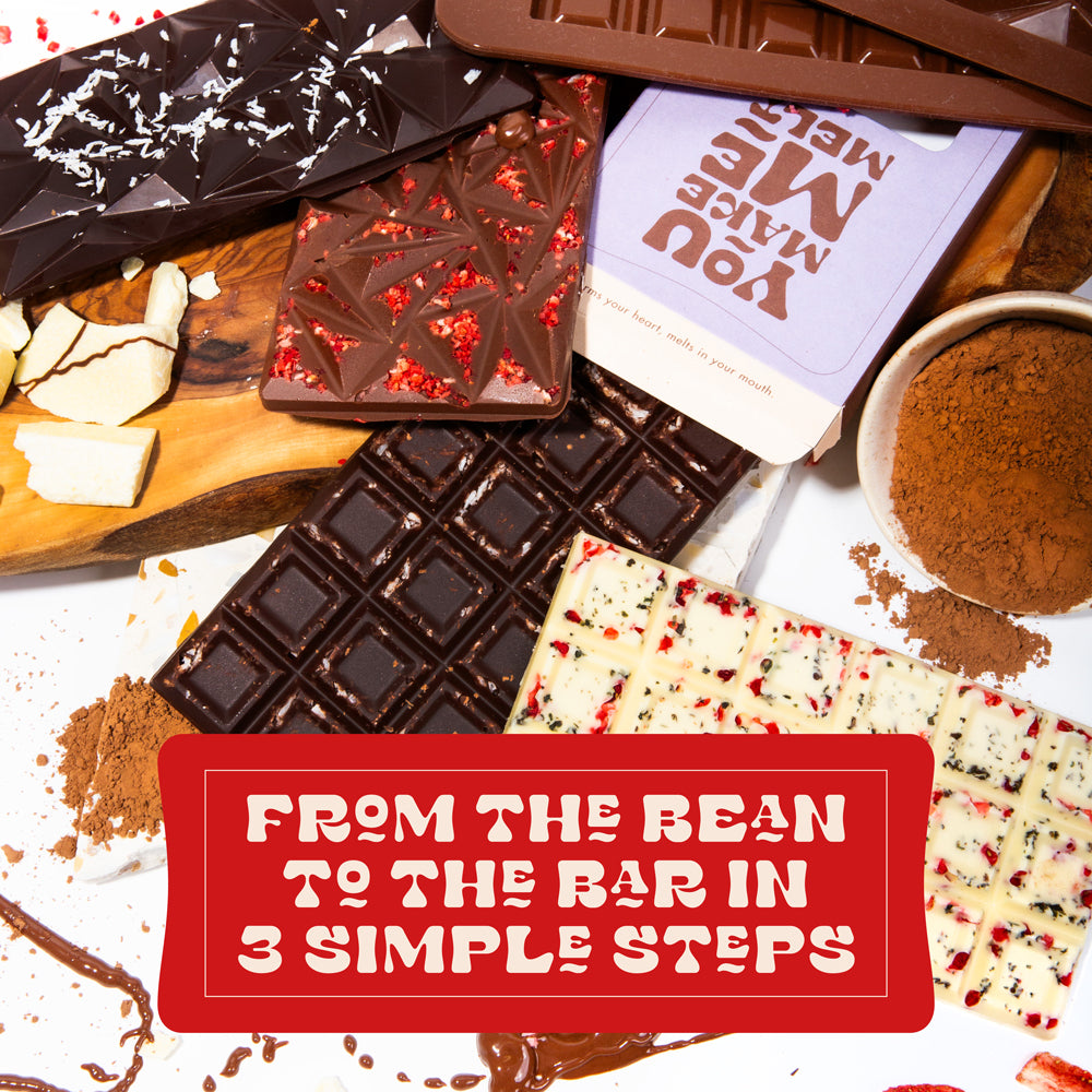 Craftly's Chocolate Making Kit: Your All-In-One Set for Creating Rich, Natural Chocolate at Home