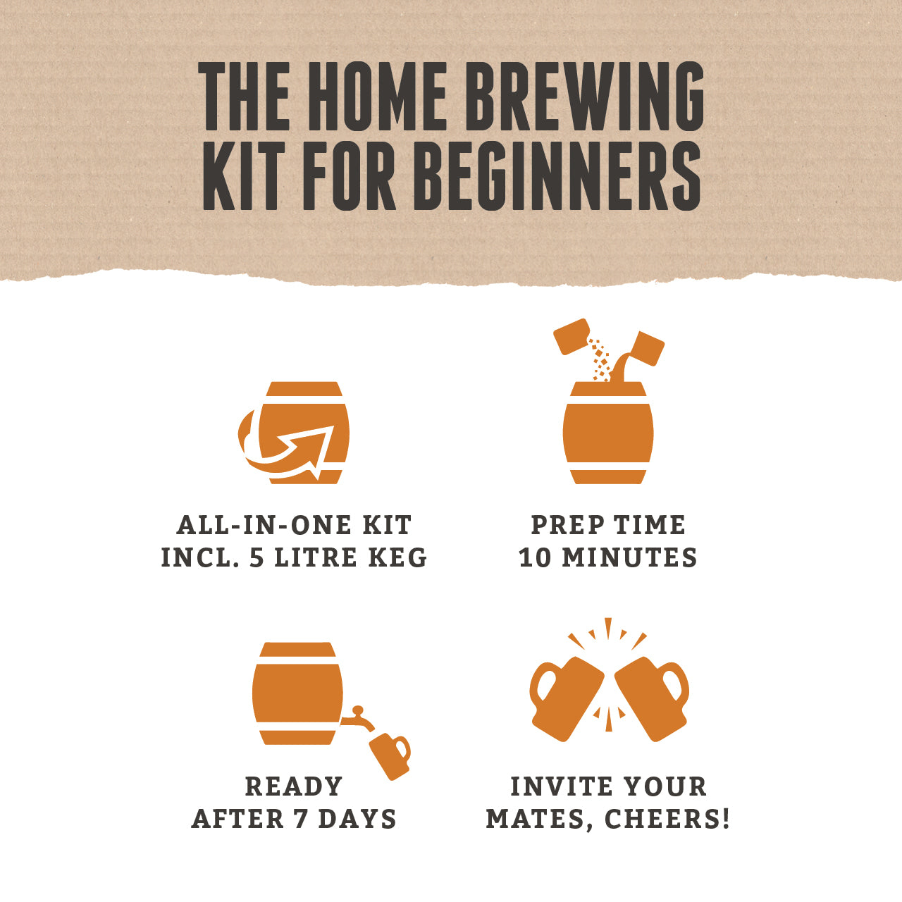 Pilsner Brewing Kit – DIY German Beer with Authentic Pilsner Flavor | The Perfect Gift for Beer Lovers & Home Brewers