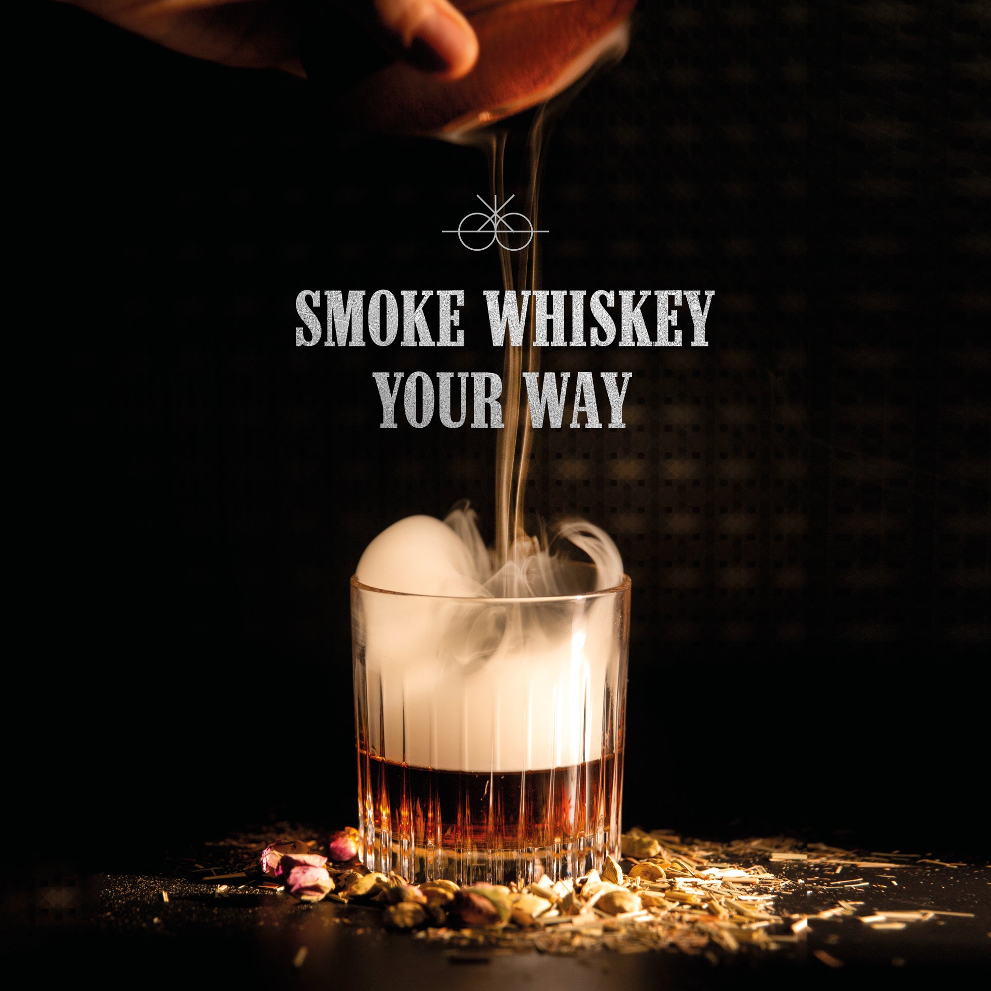 Whiskey Smoker Botanical Set – Infuse Bold Aromatics into Whiskey & Bourbon | Perfect Gift for Whiskey Lovers & Home Bartenders