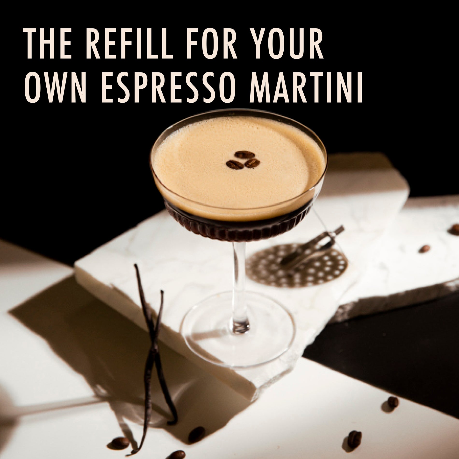 Bolsas de recarga para el kit ESPRESSO MARTINI: no dejes de disfrutar de tus cócteles artesanales