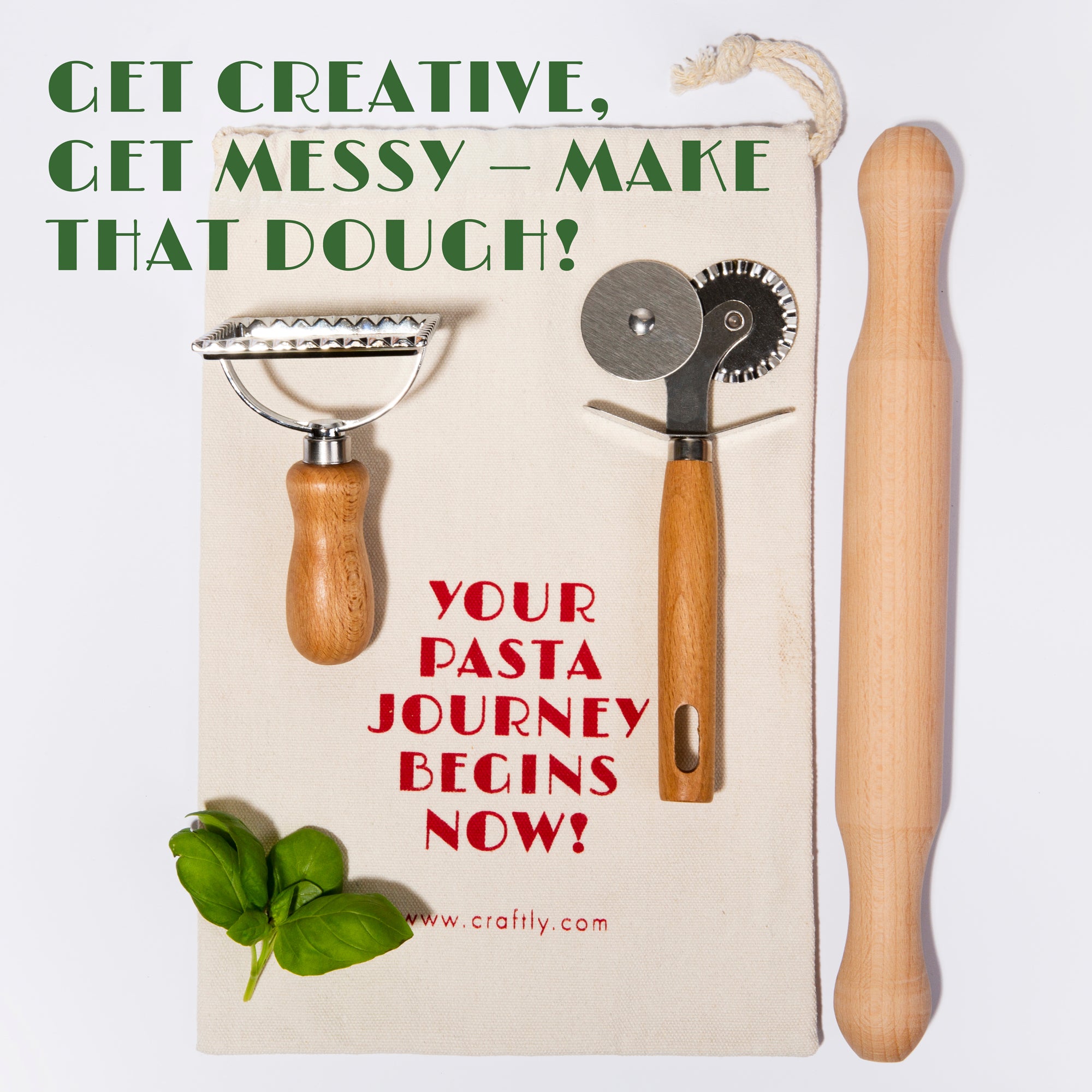 Craftly’s Homemade Pasta Making Kit – Create Fresh, Colorful Pasta at Home