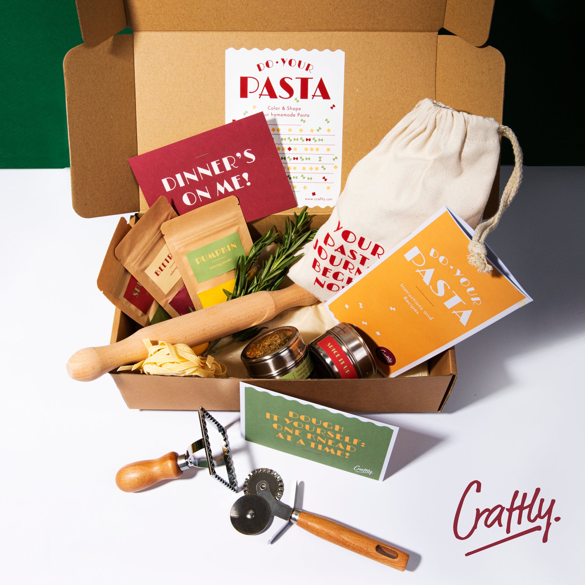 Craftly’s Homemade Pasta Making Kit – Create Fresh, Colorful Pasta at Home