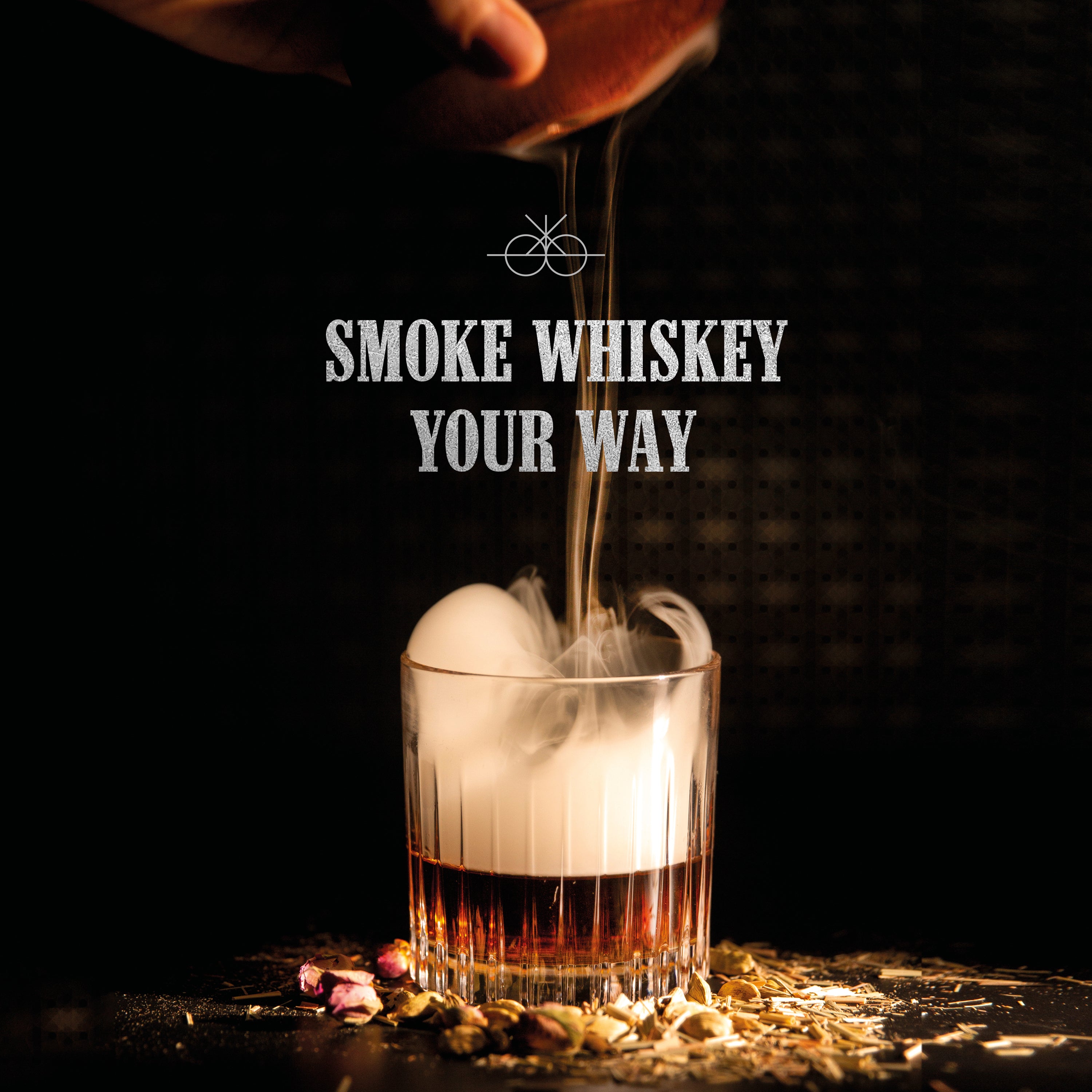 Whiskey Smoker Wood Chips Set – Add Deep Smoky Flavor to Whiskey, Bourbon & Cocktails | Must-Have for Connoisseurs & Home Mixologists