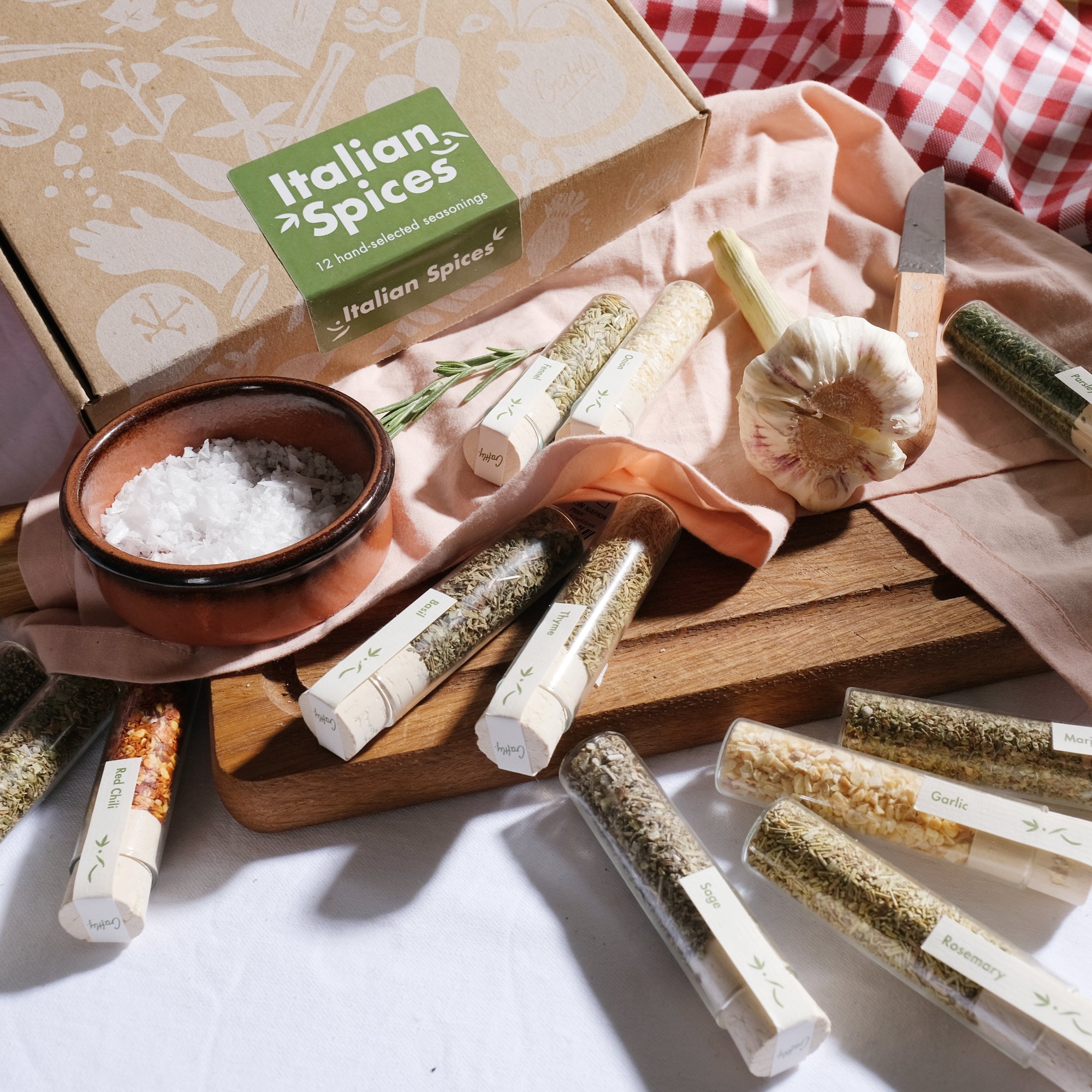 Craftly Italian Spices Set – 12 Premium Herbs & Seasonings for Gourmet Cooking - Craftly US
