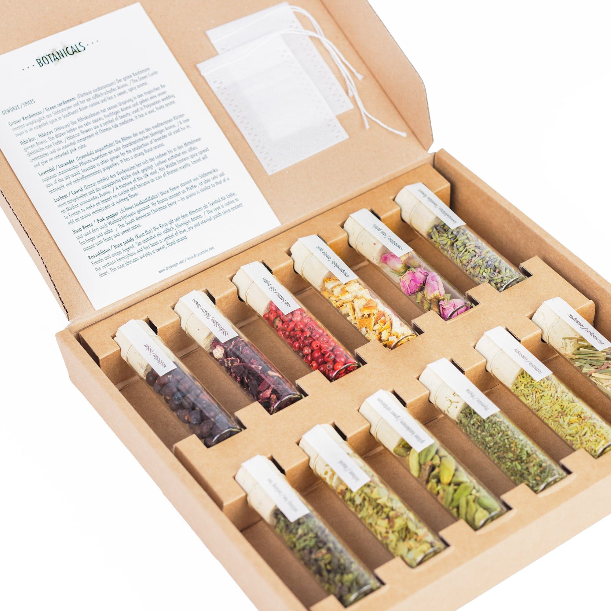 Gin Botanicals for Cocktails - DIY Gin Botanicals for Gin Making Kit - Craftly US
